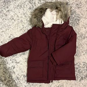 Toddler Fleece lined winter parka